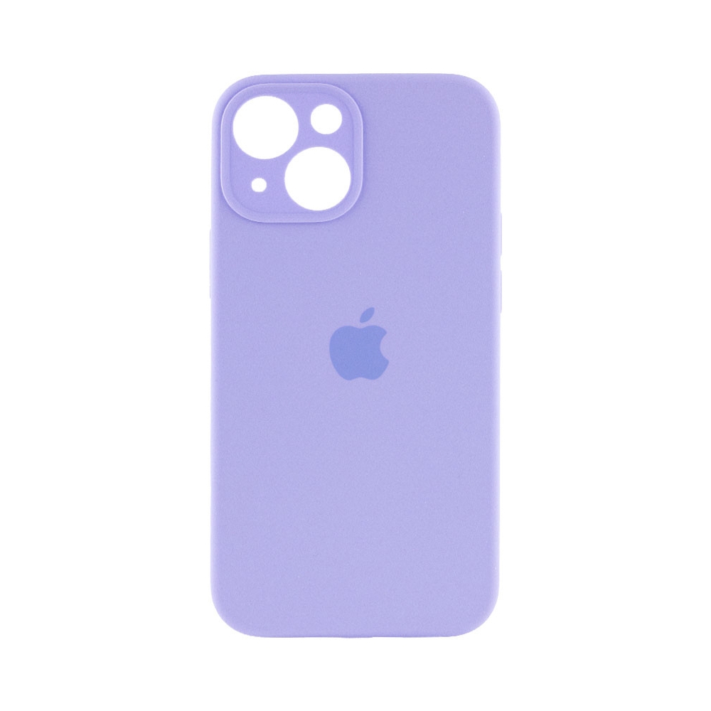 Silicone Case Square Full Camera Protective (AA) для iPhone 13 (Elegant purple)-0